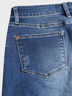 Ultimate Tummy Control Bootcut Flare Jeans - Mid Waist Denim with Flared Legs for Comfort and Style